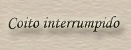 Coito Interrumpido