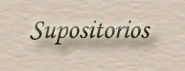 Supositorios